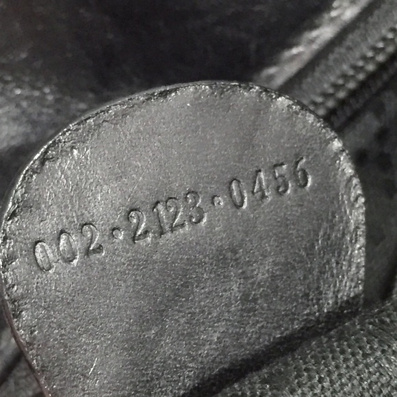 Gucci black nylon and leather large vintage shoulder tote bag - Picture 12 of 12